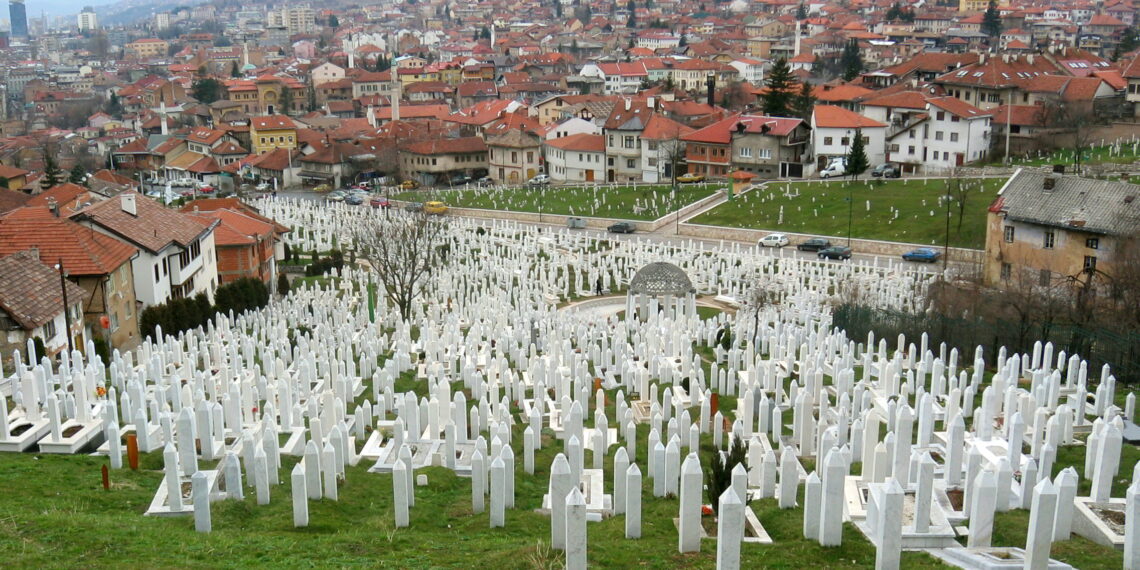Martyrs' memorial cemetery Kovači in Sarajevo