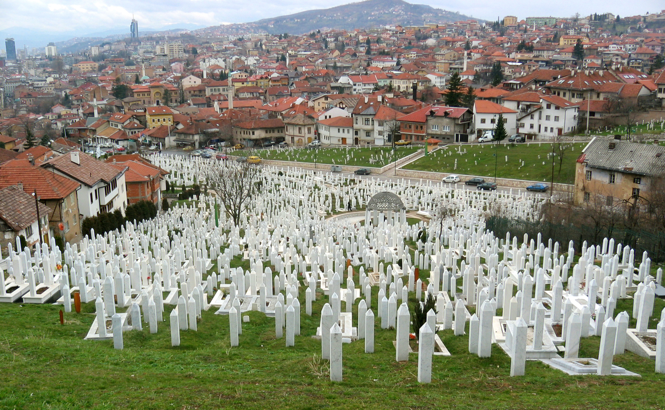 Martyrs' memorial cemetery Kovači in Sarajevo